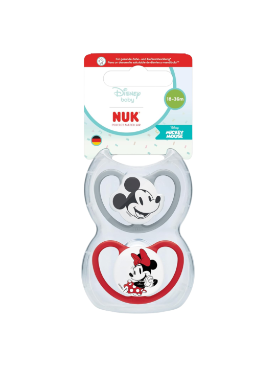 Nuk perfect match air Mickey/Minnie 18 - 36 meses 2 unidades