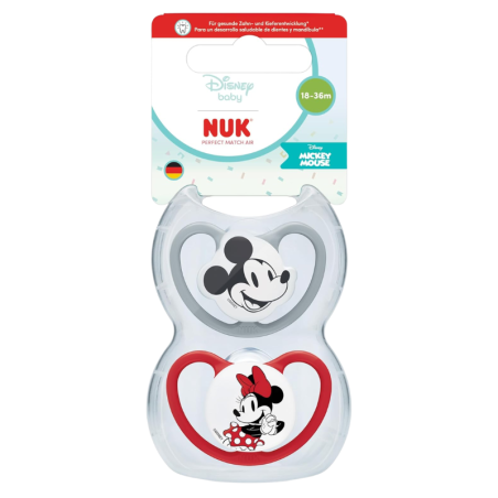 Nuk perfect match air Mickey/Minnie 18 - 36 meses 2 unidades