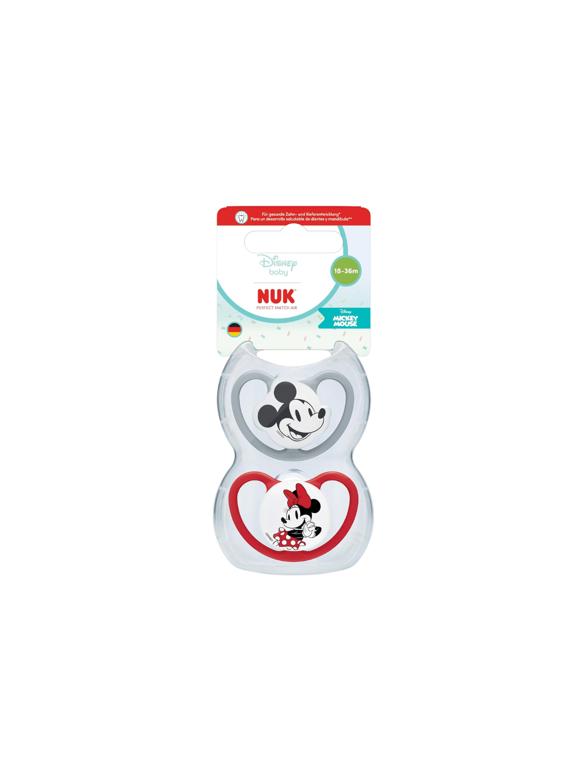 Nuk perfect match air Mickey/Minnie 18 - 36 meses 2 unidades