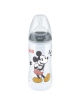 Nuk Biberon silicona flow control Mickey 6-18 meses 300ml