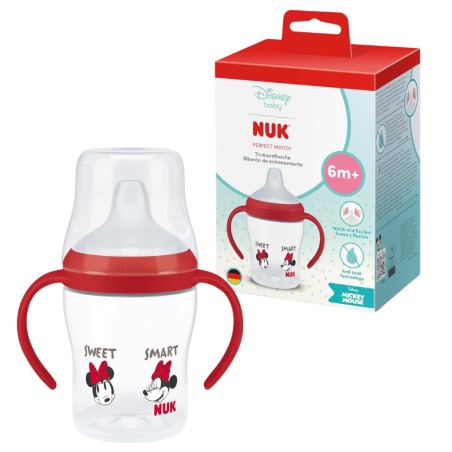 Nuk perfect match biberón de entrenamiento Minnie 6m+