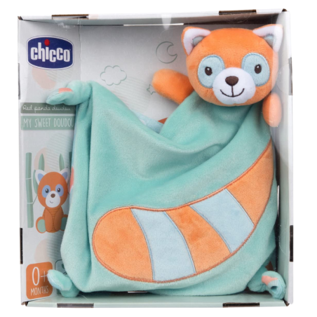 Chicco red panda doudou