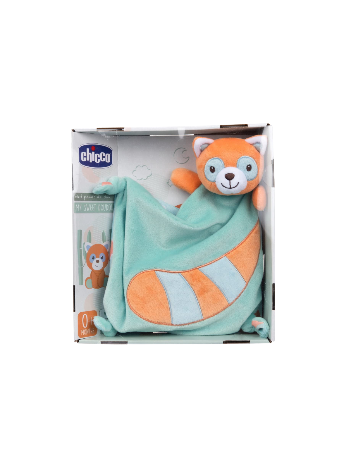 Chicco red panda doudou