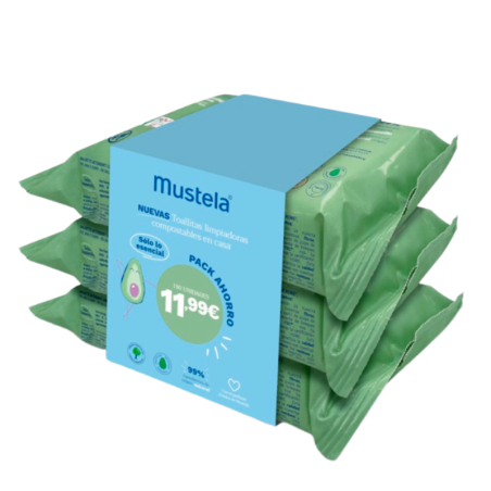Mustela pack ahorro toallitas ecológicas