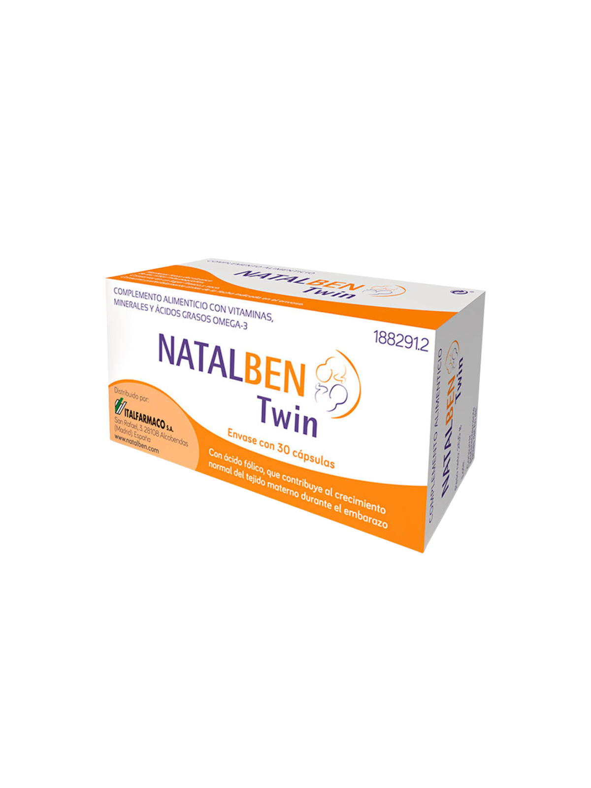 Natalben twin 30 caps