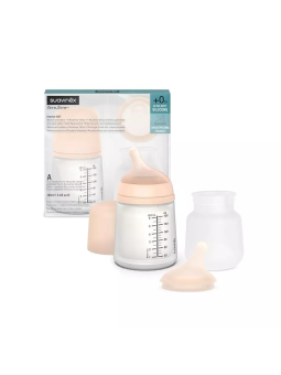 Suavinex Zero zero set iniciación biberón anticólico 180 ml