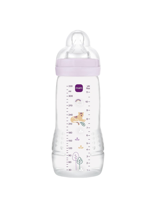 Mam biberón easy active +4 meses lila 330 ml