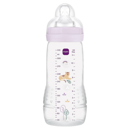 Mam biberón easy active +4 meses lila 330 ml
