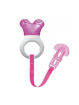 Mam mordedor mini cooler & clip con parte rellena de agua y broche rosa