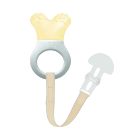 MAM mordedor cooler refrescante con broche +2 meses amarillo