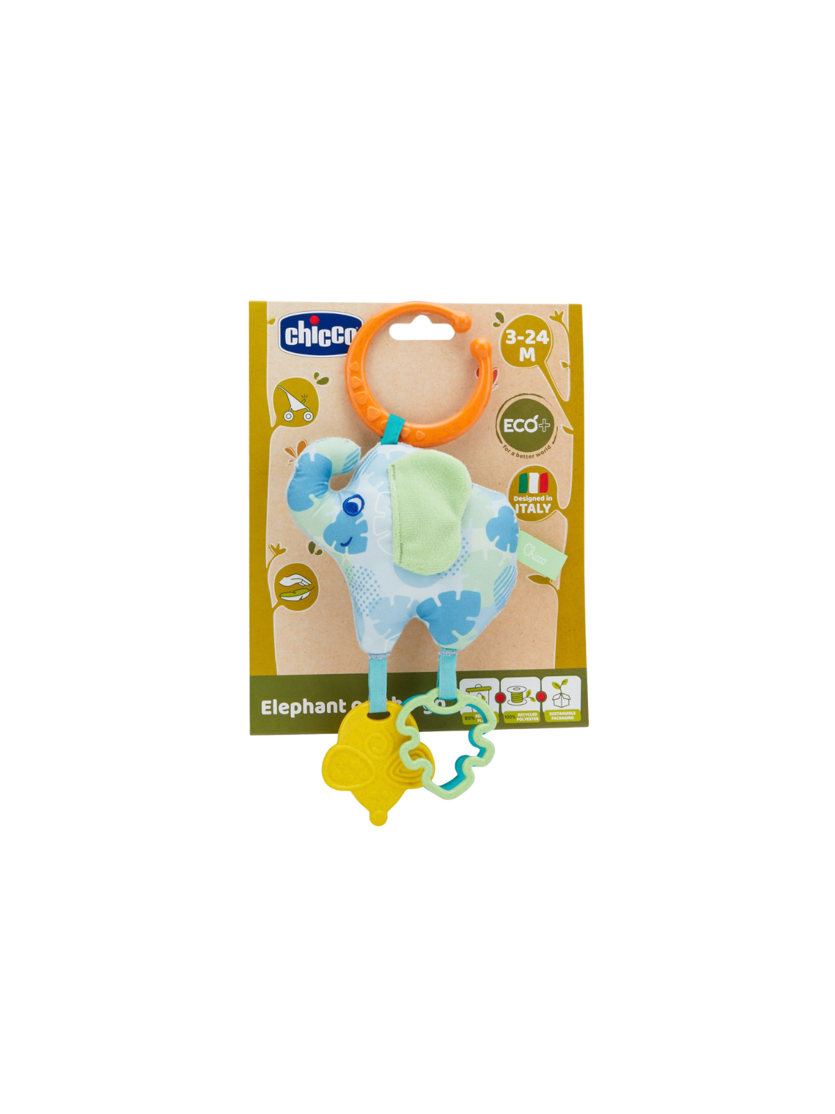 Chicco sonajero elephant on the go
