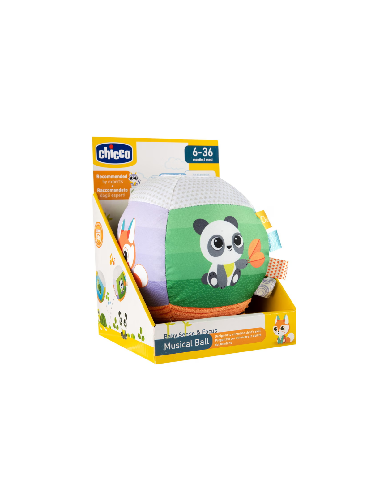 Chicco toy bs musical ball 6-36 meses