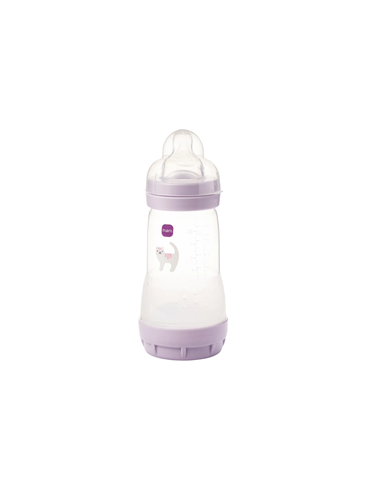 Mam Biberon anticolico easy start +2 meses matt-r 260 ml lila