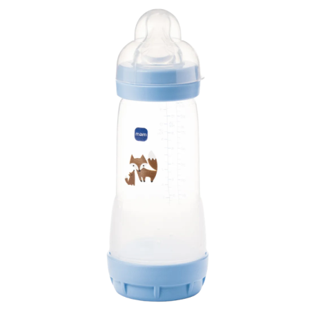 Mam Biberon anticolico easy start +4 meses matt-a 320 ml azul