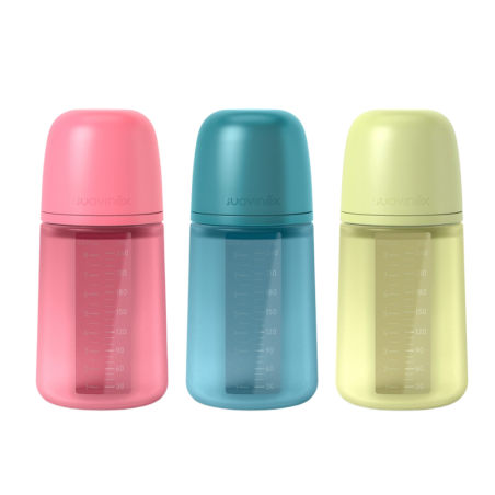 Suavinex Biberon silicona intense colour + 3 meses 1 unidad 240 ml