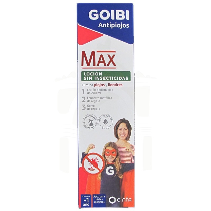 Goibi Antipiojos Max Locion Sin Insecticidas 200 ml