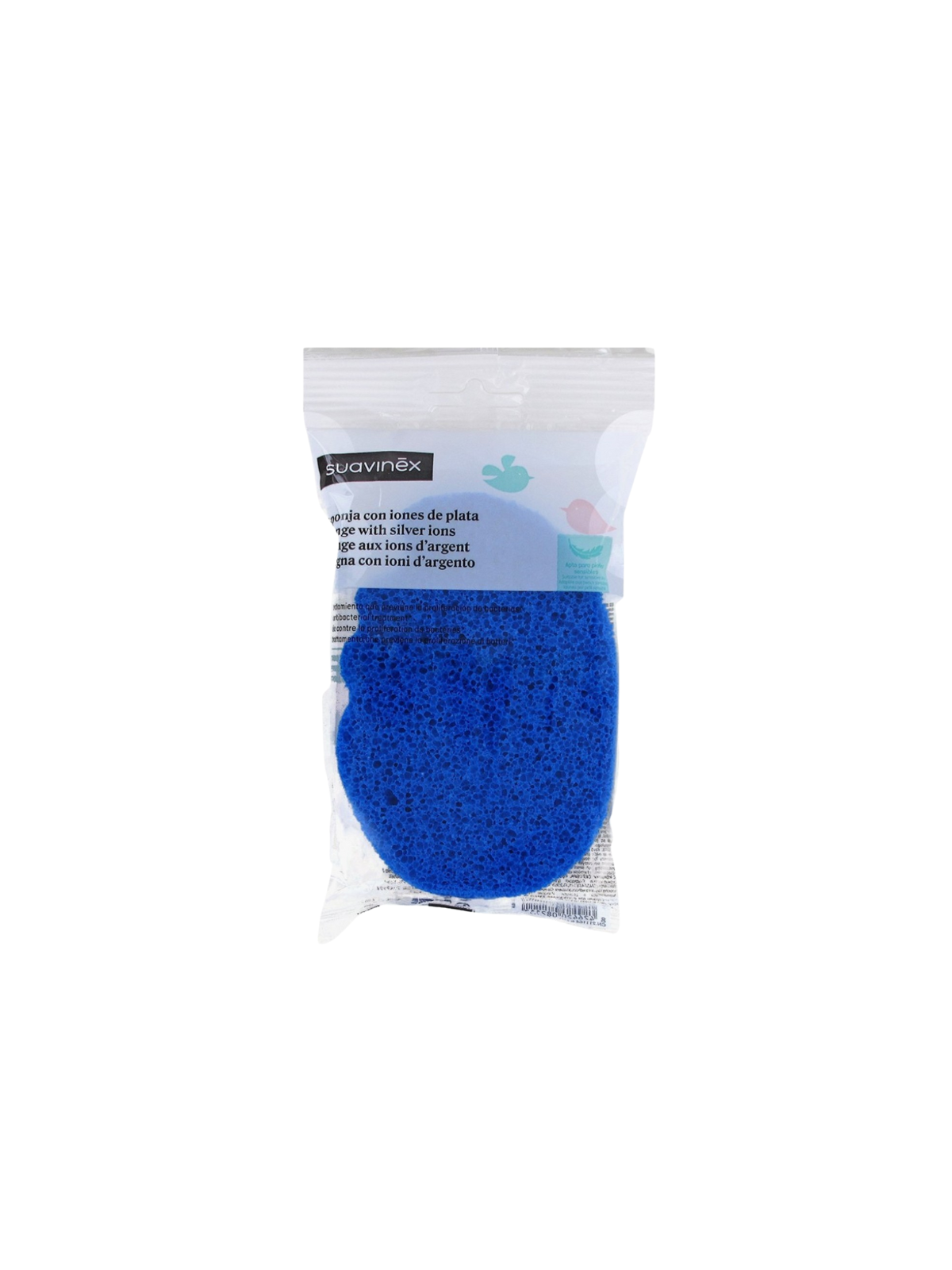 Suavinex Baby Esponja de Baño Iones de Plata