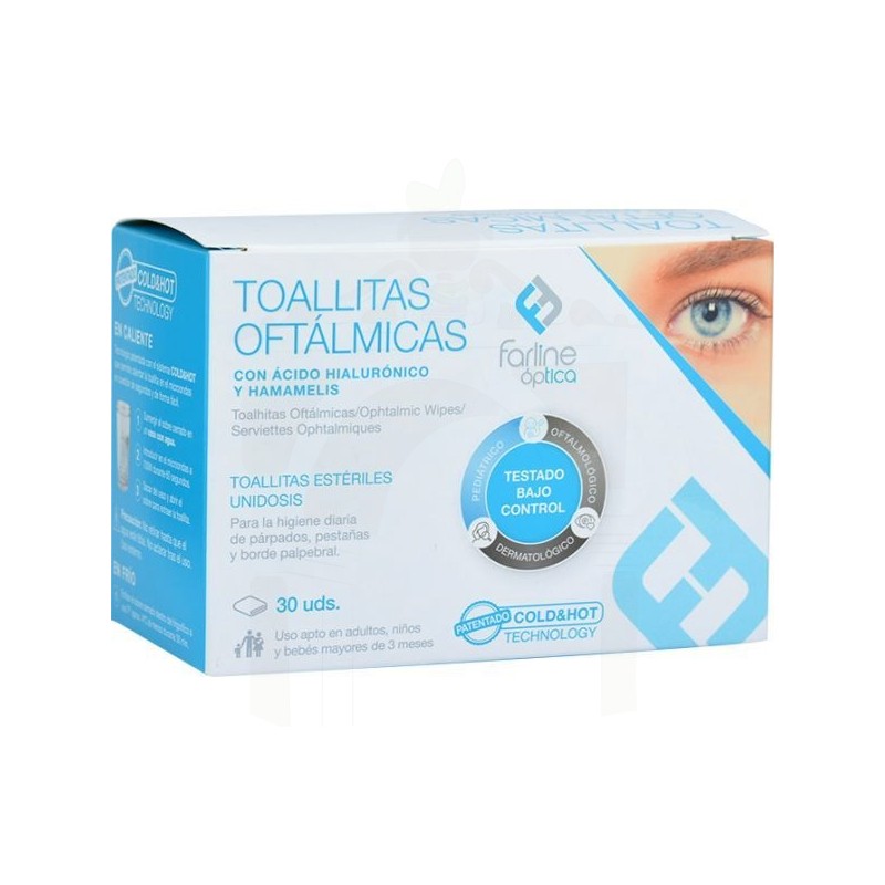 The Eye Doctor Toallitas para párpados de alivio de la fiebre del heno, 40  toallitas para ojos de un solo uso para alergias y fiebre del heno
