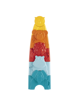 CHICCO TORRE APILABLE 2 EN 1 10 PIEZAS