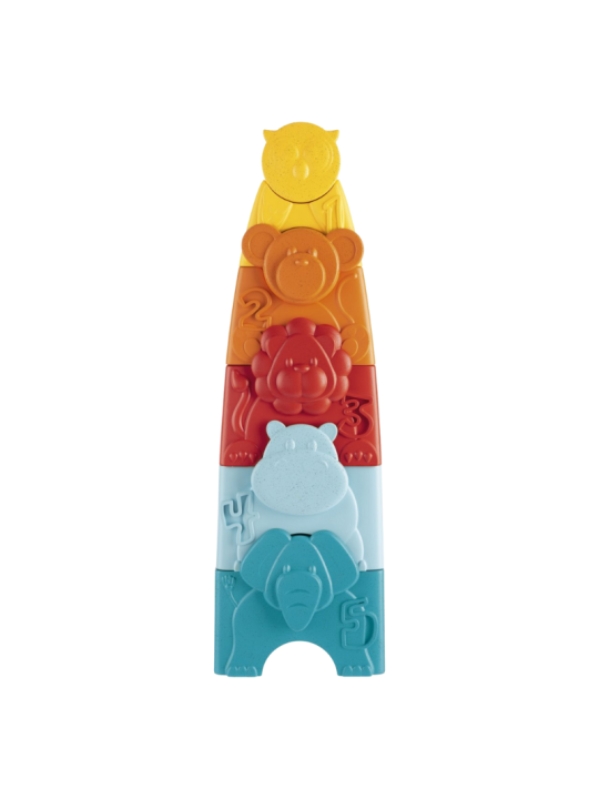 CHICCO TORRE APILABLE 2 EN 1 10 PIEZAS