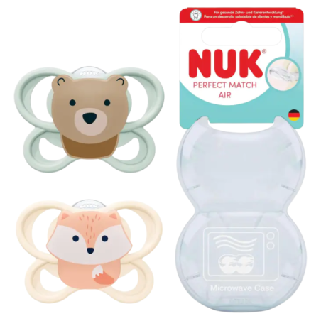 NUK chupete perfect match air 0 - 6 meses 2 unidades