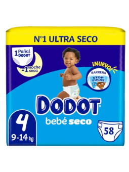 Dodot Bebé Seco t4 58 Uds