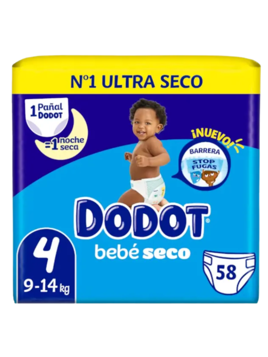 Dodot Bebé Seco t4 58 Uds