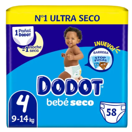 Dodot Bebé Seco t4 58 Uds