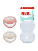 Nuk Chupete perfect matach Silicona (Mommy Feel) 0-6 Meses 2 Unidades Rosa y Beige