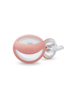 Nuk Chupete perfect matach Silicona (Mommy Feel) 0-6 Meses 2 Unidades Rosa y Beige