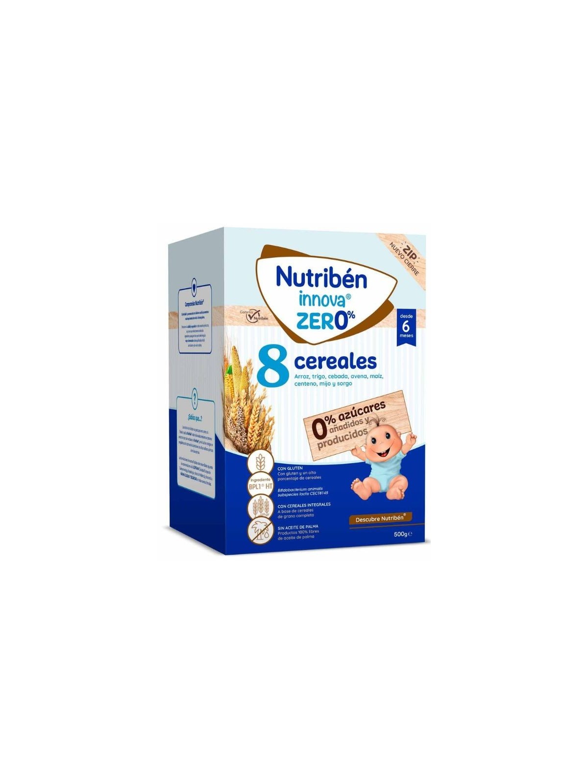 Nutriben innova 8 cereales 0% 1 envase 500g