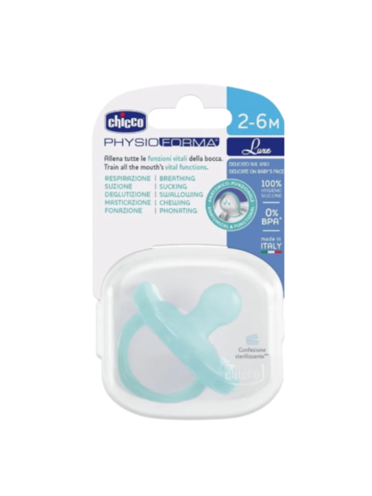 Chicco Chupete silicona physioforma luxe 2 - 6 meses azul
