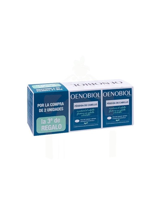 Oenobiol perdida de cabello 3 envases 60 capsulas