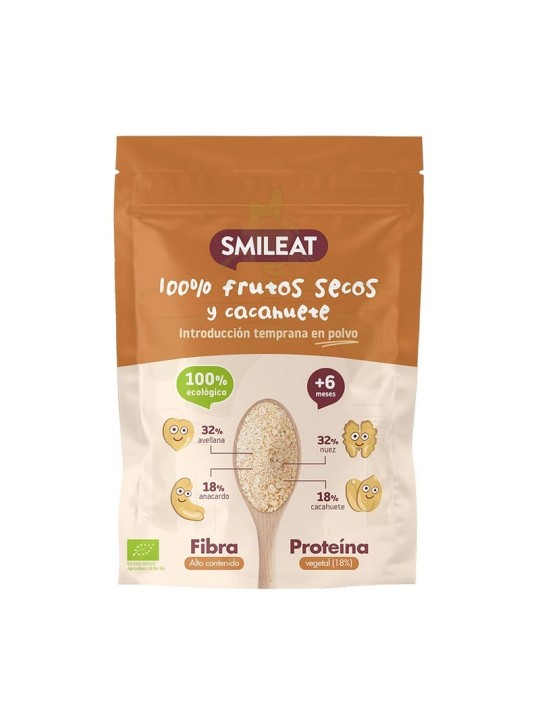 Smileat Mix De Frutos Secos Y Cacahuete Polvo 200 gr