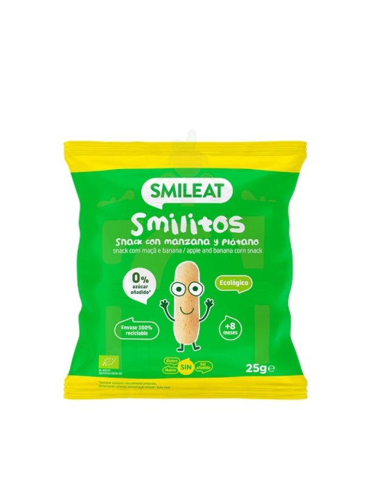 Smilitos Snack De Manzana Y Plátano 25 g