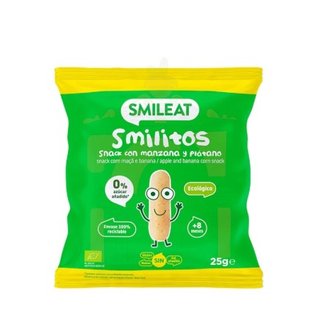 Smilitos Snack De Manzana Y Plátano 25 g