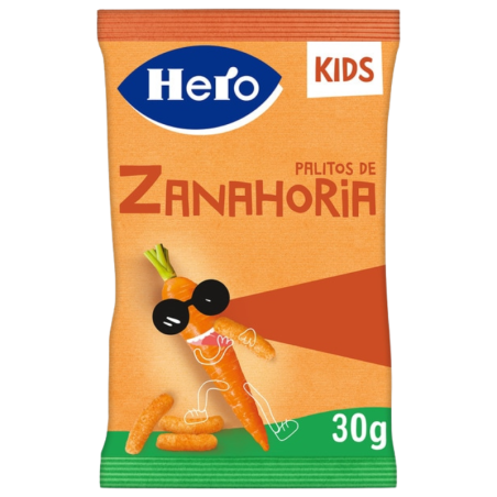 Hero Kids Palitos de Zanahoria 30 gr