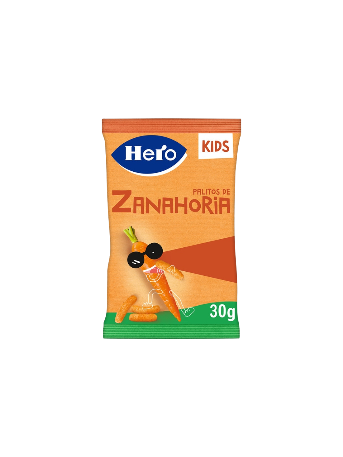 Hero Kids Palitos de Zanahoria 30 gr