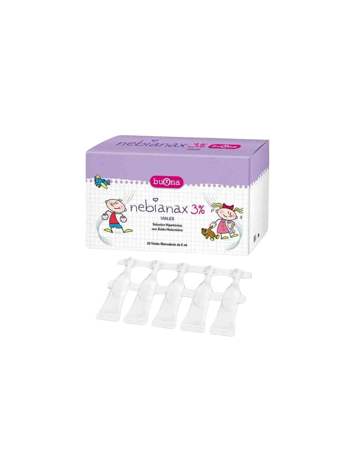Nebianax 3% 20 viales