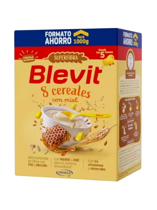 Blevit Superfibra 8 Cereales con Miel 1000 gr