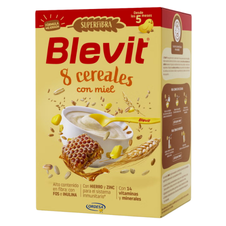 Blevit Superfibra 8 Cereales con Miel 500 gr
