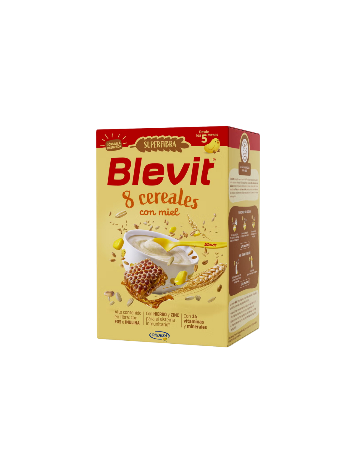 Blevit Superfibra 8 Cereales con Miel 500 gr