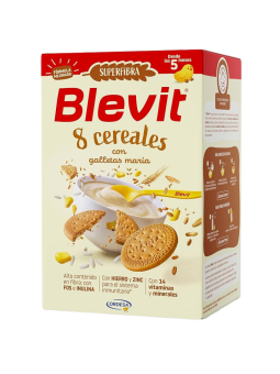Blevit Superfibra 8 Cereales con Galleta María 500 gr