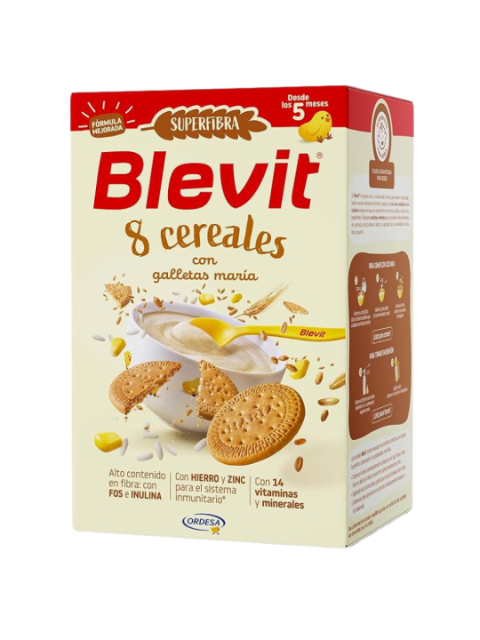 Blevit Superfibra 8 Cereales con Galleta María 500 gr