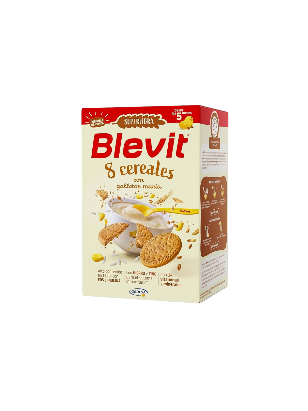 Blevit Superfibra 8 Cereales con Galleta María 500 gr