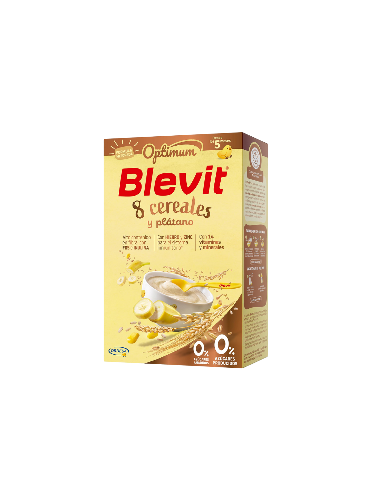 Blevit Optimum 8 Cereales y Plátano 250 gr