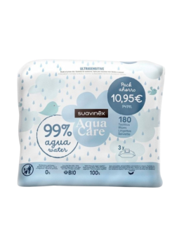 Suavinex Pack Aqua Ultrasensitive 3 x 60 toallitas