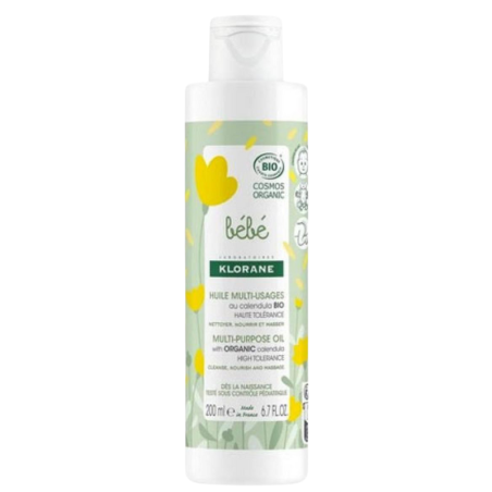 Klorane Bebé Aceite Multiusos a la Caléndula Bio 200 ml