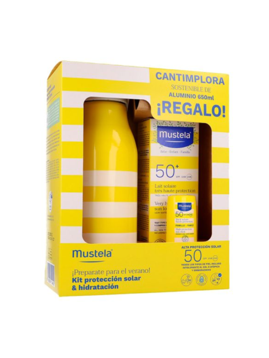 Mustela pack solar leche solar 100ml + stick solar 9ml