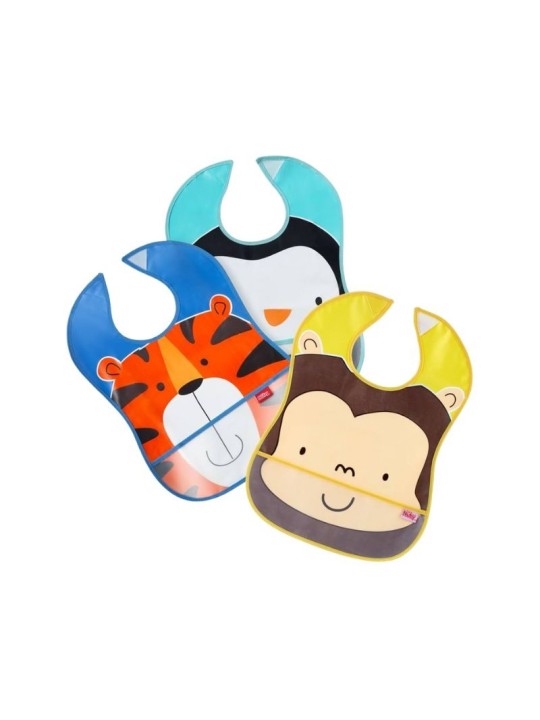 Nuby baberos animales 2 unidades